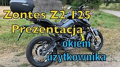 Zontes Z2 125 - Wyposażenie, wrażenia, dźwięk tłumika, światła (ZT125) (Życie z Zontesem)