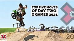 TOP 5 MOTO MOVES OF DAY 2: Axell Hodges, Colby Raha | X Games 2021