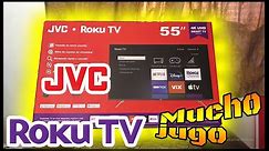 Pantalla JVC Smart Roku TV 55 pulgadas SI55URF
