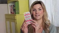 Crafty Stitching iPhone Case with cross stitch and embroidery