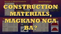Episode 02 : Construction Materials Price 2022 | Magkano nga ba? |