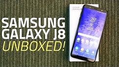 Samsung Galaxy J8 Unboxing and First Look | Specs, Features, and More