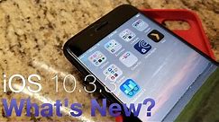 iOS 10.3.3 Is Out! - What's New?
