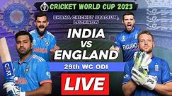 Ind vs Eng LIVE ICC World Cup 2023 | Live Cricket Match Today | Ind vs Eng Live Cricket Match Score