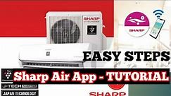Sharp Air APP - Tutorial. Easy steps. J-Tech Inverter
