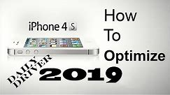 USE the iPhone 4s in 2019, 2020 & Beyond. Here's How - Optimize - iOS 9.3.5
