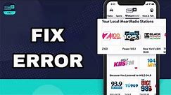 How To Fix And Solve Error On TuneIn Radio App | Final Solution