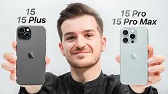 iPhone 15 vs 15 Pro vs 15 Pro Max - Camera Review!