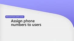 Get phone numbers for your users