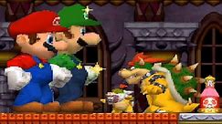 New Super Mario Bros. DS - All Bosses (2 Player)