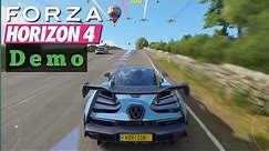 Forza horizon 4 Gameplay (Demo) version from Microsoft store || MaxBlind