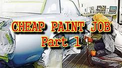 HOW TO PAINT YOUR CAR "CHEAP", Using Epoxy Primer - Part 1