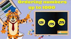 Ordering numbers up to 1000 | math for kids