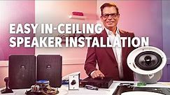 How to Install and Set Up In-ceiling Speakers