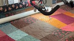 Cozy texture for this customer’s flannel quilt #quilt #cozyquilt #quilting #longarmquilter #longarmquiltingservices | Laura Jones