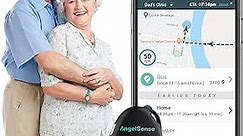 AngelSense Life Saving Alert System, Emergency Call Button with 2-Way Speakerphone, GPS Tracking, Fall Alert for Elderly, 24/7 Alert Button for Seniors, Nationwide 4G LTE Cellular (1 Month Free)