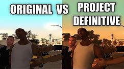 Original vs Project Definitive Mod - GTA San Andreas