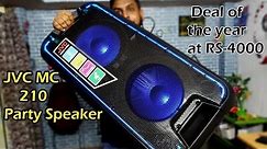 JVC MC 210 Party Speaker Review | Sound Test | Japanese Technology