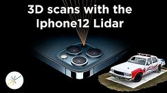LiDAR Scanner iPhone 12 Pro / scanner, 3D point cloud