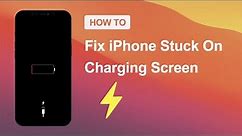 How to Fix iPhone Stuck on Charging Screen/Red Battery Screen.(iPhone 6/7/8/X/12/13) | iToolab FixGo