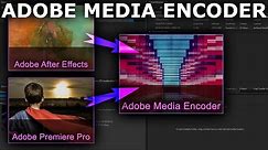 Adobe Media Encoder Beginner Tutorial