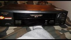 Review of my Sharp VC-H982 VCR