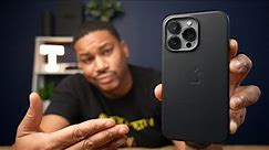 iPhone 13 Pro Official Apple Leather Case Review! ALMOST GREAT!