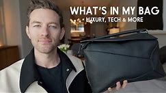 What's in my Loewe Puzzle Bag: Luxury, Tech & more!