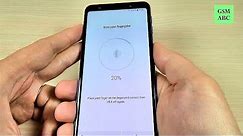 Samsung Galaxy A7 (2018) - Fingerprint Sensor (How to Setup & Test)