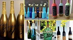 🍼30 + Beautiful Wine Bottle Decorating Ideas – DIY Recycled Room Decor🍼