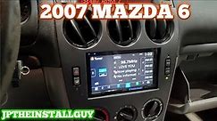 2006 2007 2008 mazda 6 radio removal and jvc double din install