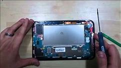 Samsung Galaxy Tab 2 7 Screen LCD Battery Replacement disassembly