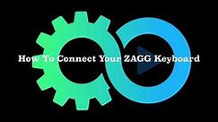 How to connect your iPad ZAGG keyboard