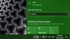 Turn WiFi Back On Manually Windows 10 | Method: 3/6