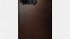 Modern Leather Case - iPhone 14 Pro Max | Rustic Brown | NOMAD®