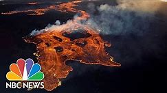Watch: World's Largest Active Volcano Erupts In Hawaii