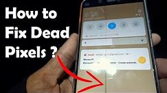 How to Fix Touch Screen Dead Pixels / Stuck Pixels for Free