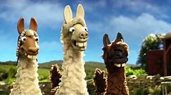 The llamas join Shaun the sheep on the farm - The Farmer's Llamas: Preview - BBC One Christmas 2015