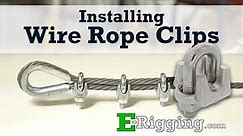 How to Install Wire Rope Clips