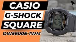 CASIO G-SHOCK SQUARE-DW5600e-1wm Watch Review| Best AFFORDABLE starter G-SHOCK
