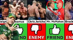 Real Life Enemy & Friend of John Cena in WWE