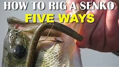 How To Rig A Senko 5 Ways | Bass Fishing Tips