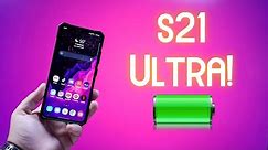 Galaxy S21 Ultra: Detailed Battery Life Review After 3 Days! Does Battery Life Suck?!