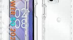 FNTCASE for Motorola Moto G-Power-5G 2023 Case: Clear Moto G 5G 2023 Cell Phone Case - Protective Silicone Phone Cover Cases - Full Protection Matte Shockproof Rubber Mobile Covers