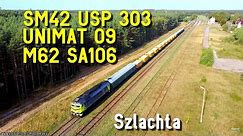 Pracowity poranek w Szlachcie: SM42, USP 303, UNIMAT 09, M62, SA106 // Morning rush time at Szlachta