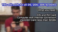 How to Setup R4 Flashcard for DS
