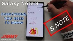 Samsung Notes In-Depth Tutorial - Galaxy Note 8