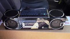 Sanyo M7740k 4-band stereo cassette recorder AMSS all works shown issues Sold June 2020