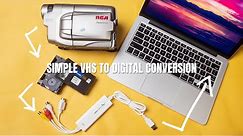 How to Convert VHS Video to Digital - Digitize VHS video to computer cheap and easy