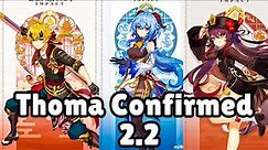 Thoma Confirmed for 2.2 Banner | Should You Pull? - Genshin Impact